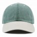 Pigment Dyed Two Tone Low Profile Cotton Six Panel Baseball Cap Hat  eb-35981268